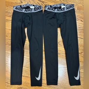 Nike Boys Black Baselayer Pants